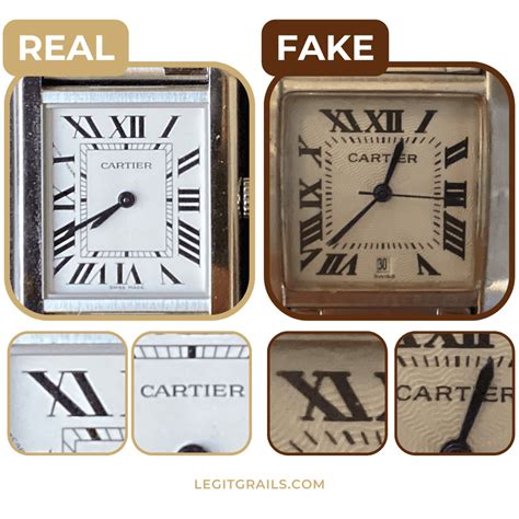 cartier fake vs real watch